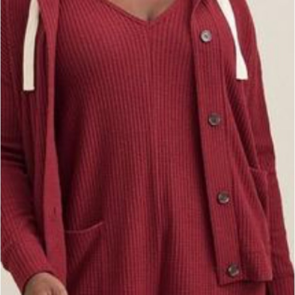 Torrid Super Soft Plush Waffle Hooded
Button Front Lounge Cardigan Large NWT - Picture 5 of 14